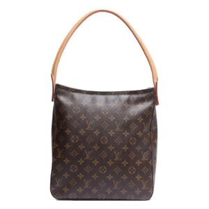 Louis Vuitton Looping Brown Monogram Shoulder Tote Bag